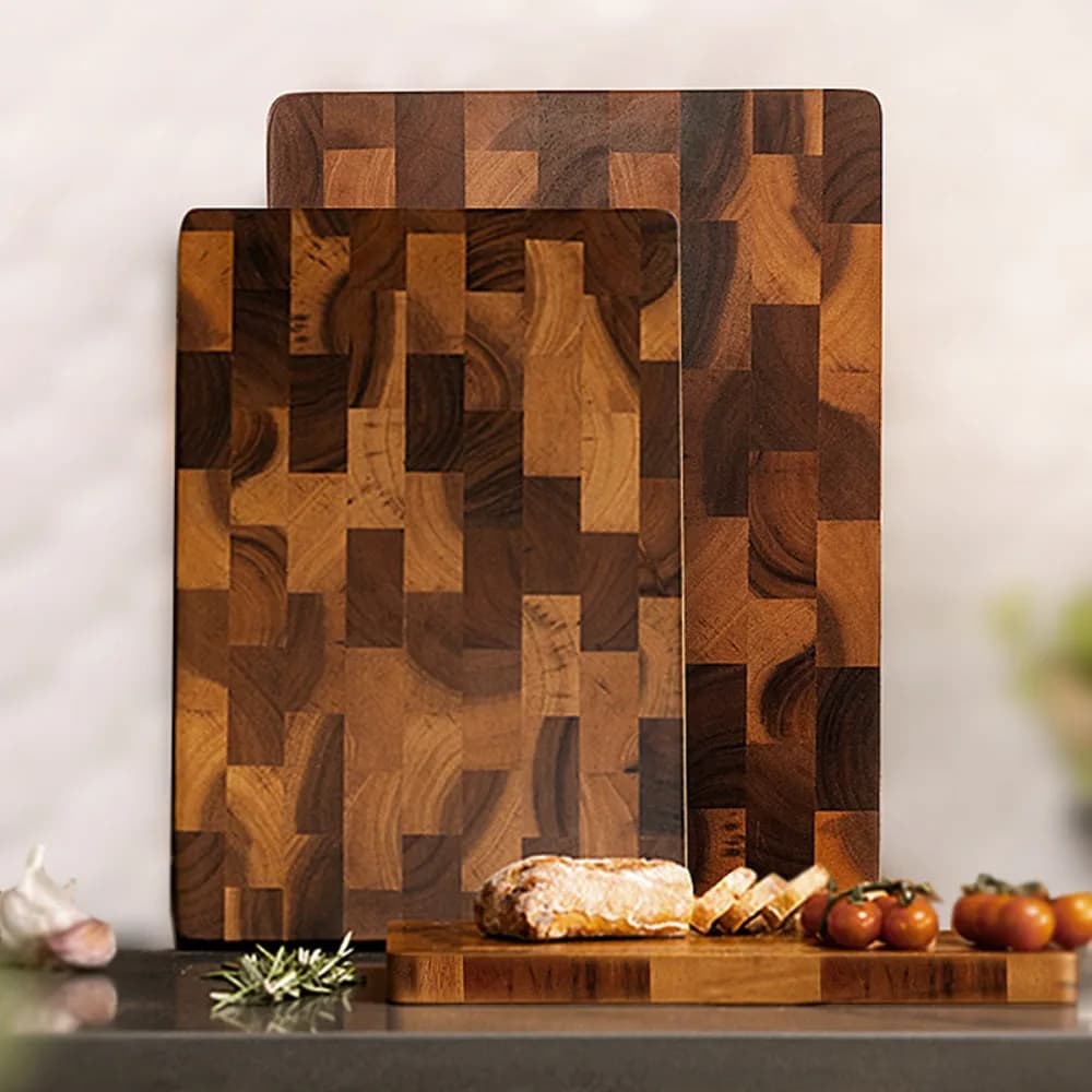 Acacia Wood Splicing Chopping Board Damp-proof Moldy Proof Cutting Board Double-sided Using Rectangular Chopping Block