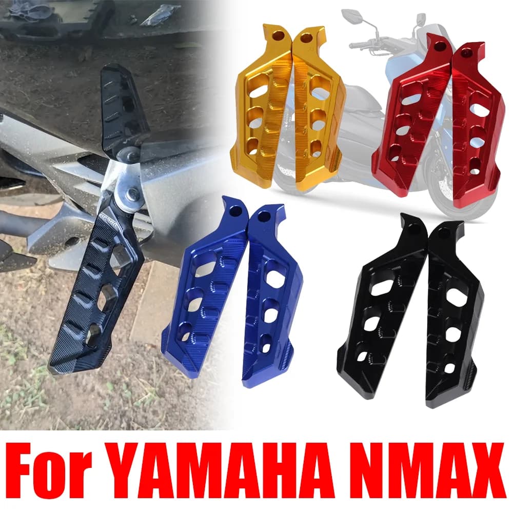 Per Yamaha NMAX 155 160 125 N-MAX NMAX155 NMAX125 accessori moto poggiapiedi passeggero posteriore pedane pedane poggiapiedi pedali