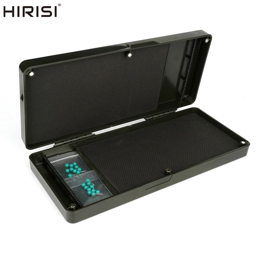 Hirisi Carp Fishing Box Swivel bag for fishing gear with 20 pieces pins for fishing gear W536 accessory boxes