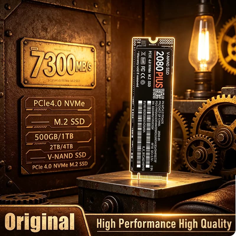 2080 PLUS NVMe M.2 2280 SSD PCIe 4.0X4 500GB 1TB 2TB 4TB 7300MBs TLC 3D NAND storage for PS5 gaming desktop PC Original