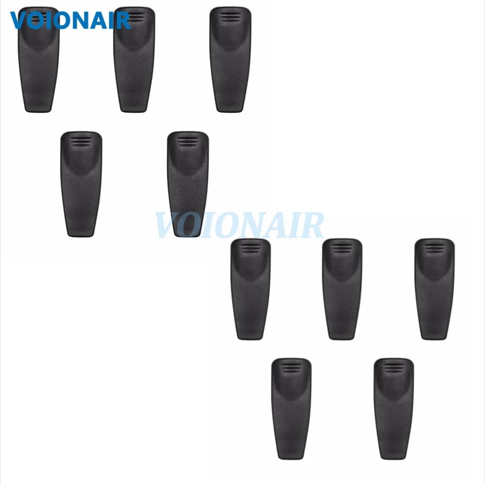 VOIONAIR 10pcs Walkie Talkie Belt Clip HLN9844 For HT750 HT1250 GPP340 GP360 GP380 GP328 GP329 GP338 Portable Two Way Radios