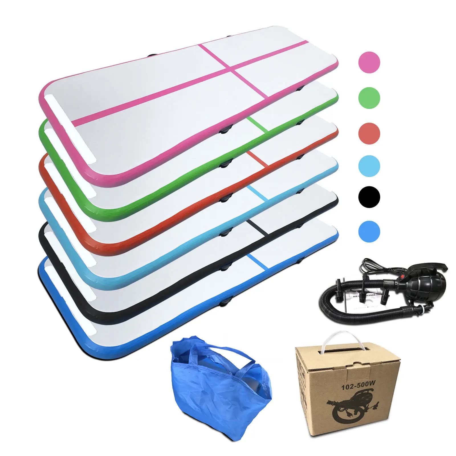 Inflatable Taekwondo Plate Inflatable Jump Mat, Gym Mat, Family Yoga Mat