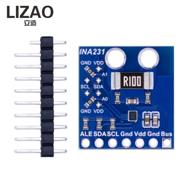 LIZAO INA231 Modulo di monitoraggio di corrente e tensione con interfaccia I2C bidirezionale ad alta precisione per Arduino