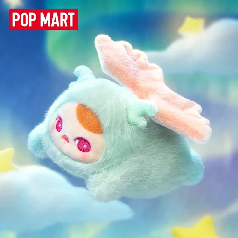 POPMART PUCKY BEANIE BABIES FLYING Series Blind Box Mystery Box Doll Cute Anime Figure Guess Bag Toys Desktop