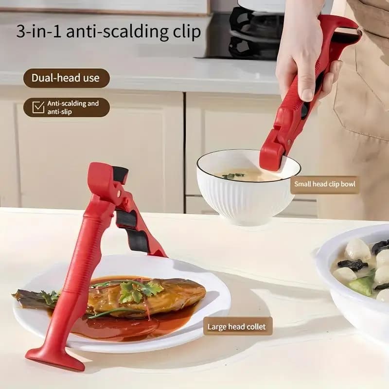 1 Piece Anti-slip Grips for Hot Plates, Bowls, Panels, Air Fryers, Steamer and Oven