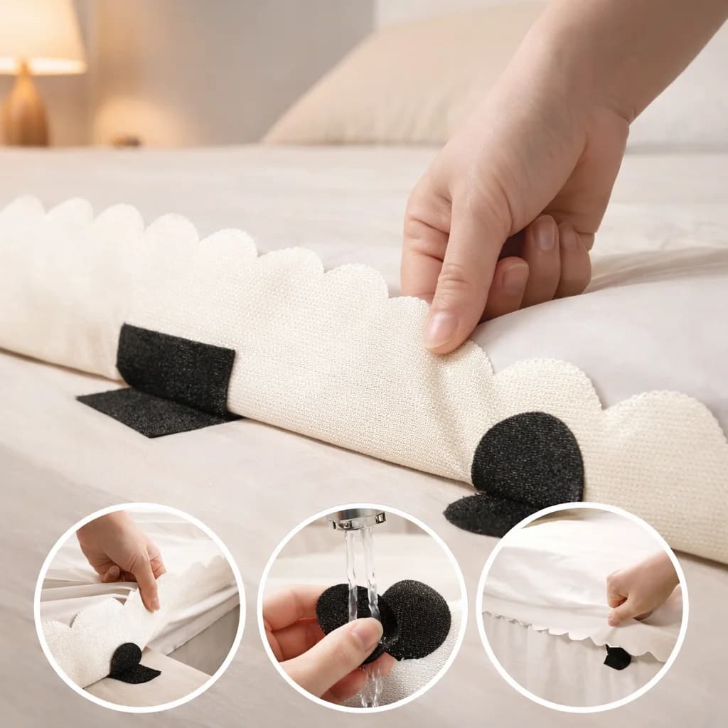 10 Pezzi Clip per Materasso da 6CM, Fermagli Antiscivolo per Lenzuola, Supporti Universali per Cuscini e Coperte per Biancheria da Letto