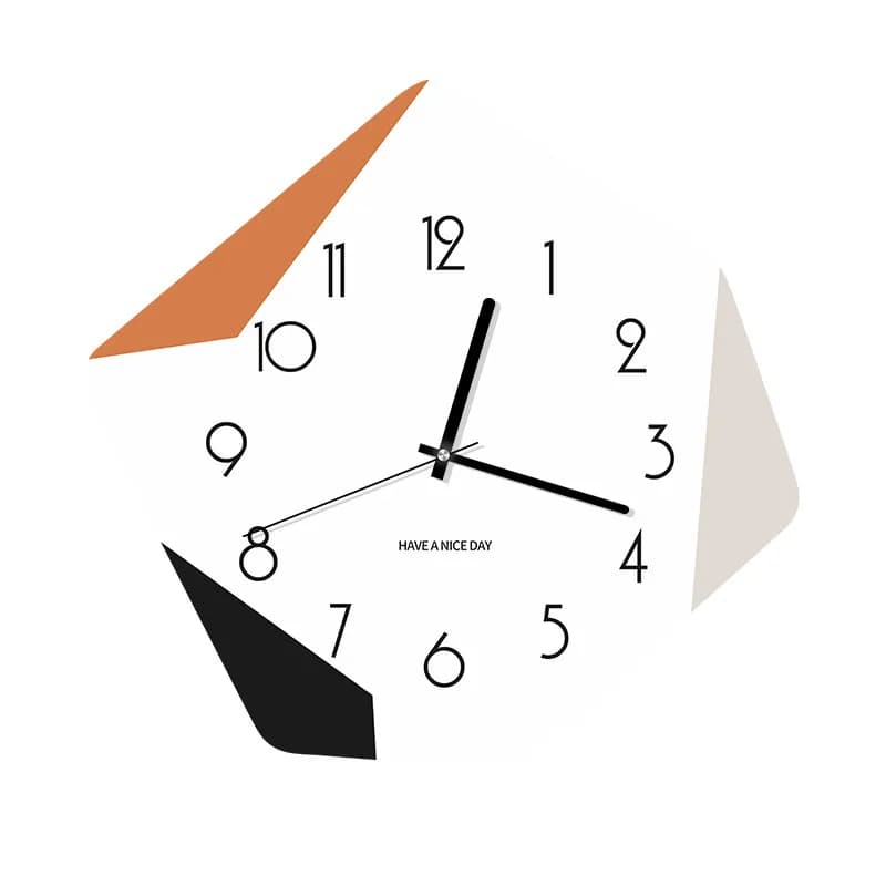 Orologio da parete silenzioso per decorazione soggiorno, orologio al quarzo