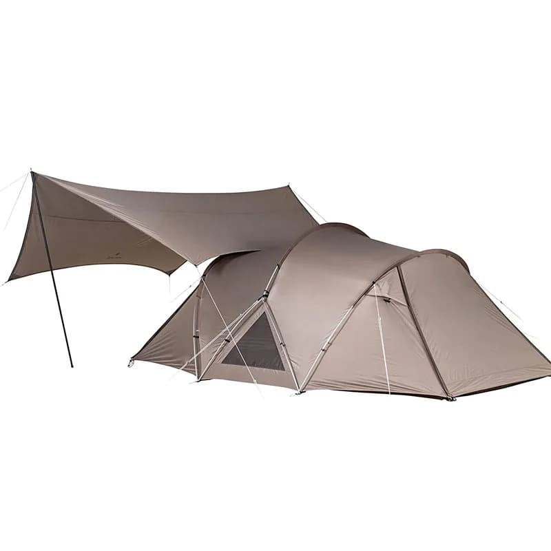 Double Layer Family Tent Camping tent for picnic Hiking tent Storm tent Folding glamping tent