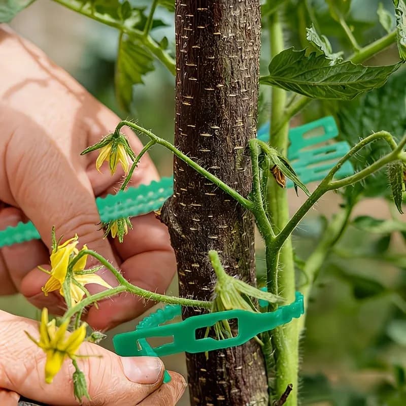 13cmSelfLockAdjustableFishbone Cable Tie 44Pcs GardeningClimbing VineSpecialUse RepeatUseUsePlasticStrap FixingVine、Flowers、V