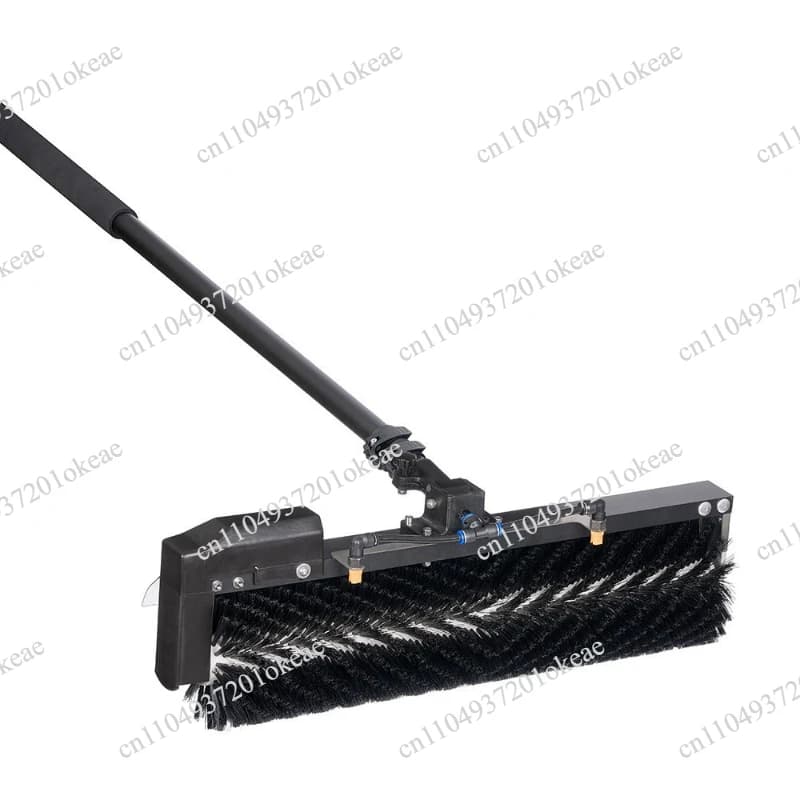 Photovoltaic panel cleaning equipment Handheld roller brush head Dry cleaning Water washing Electric solar cleaning machine