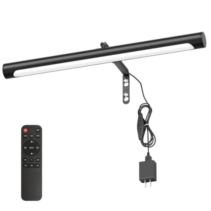 Luci per Quadri a LED Regolabili da 16 Pollici con Timer e Telecomando, Illuminazione per Gallerie e Pareti con Quadri