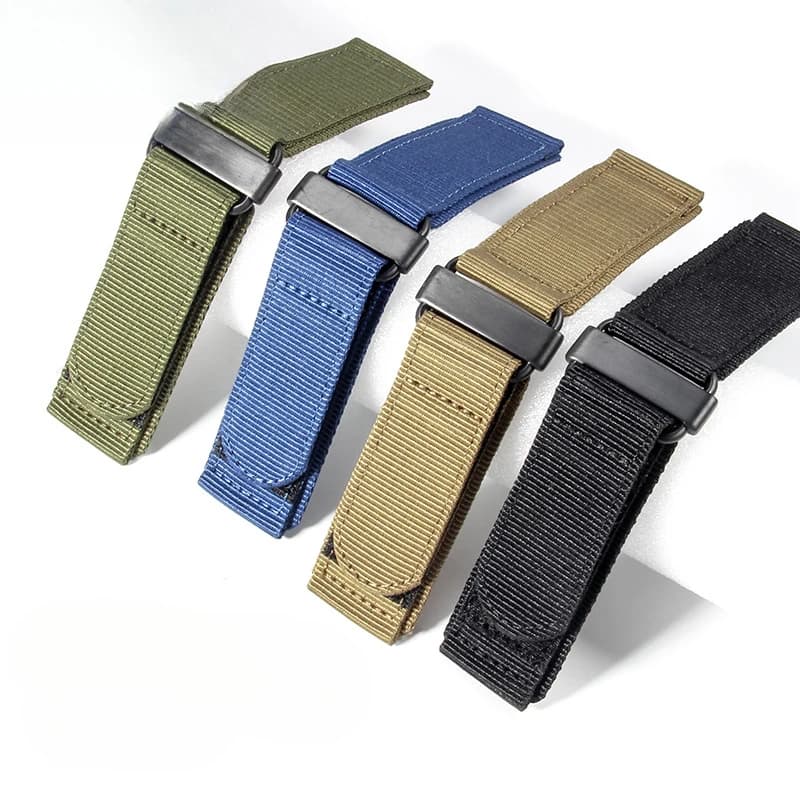 Adatto per cinturino in nylon Panerai Bell & Ross con gancio e anello BR Cinturino per orologio Rough Outdoor 24 mm