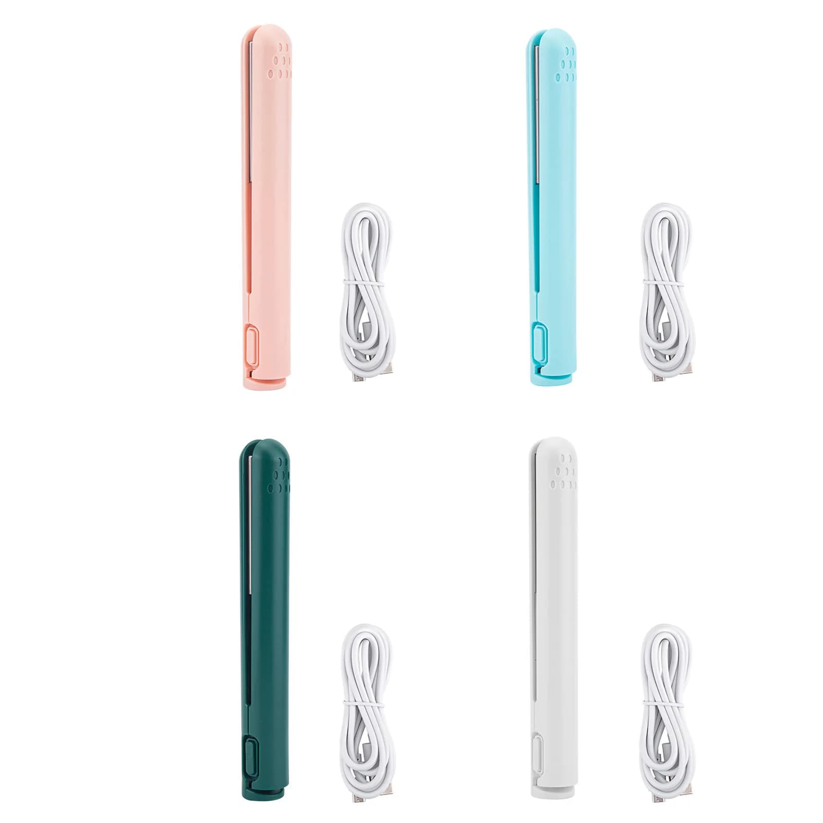 Mini Hair Plate 2 in 1, Portable Iron, USB Ceramic, Heating, Ironing, Ironing Board