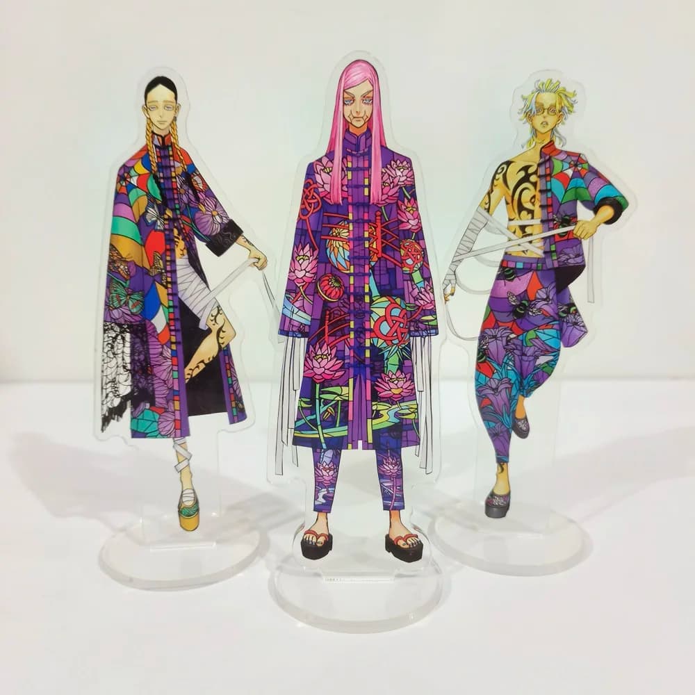 Anime Tokyo Revengers Figura Cosplay Acrilico Stand Ran Rindo Haitani Originale Doujin Modello Piastra Portachiavi Neuvillette Bts Anelli
