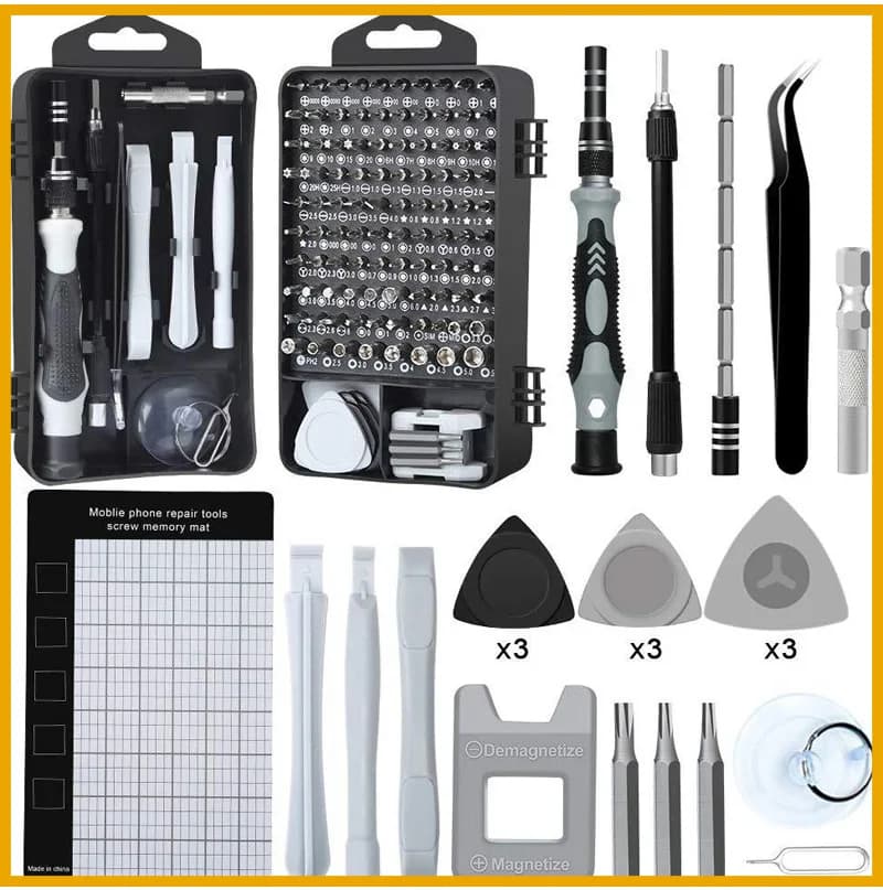 NEW 2026 Screwdriver Set Multi-Function Magnetic Repair Tool Kit Hexagonal Screwdriver Bits For Computer Laptop Home Repair
