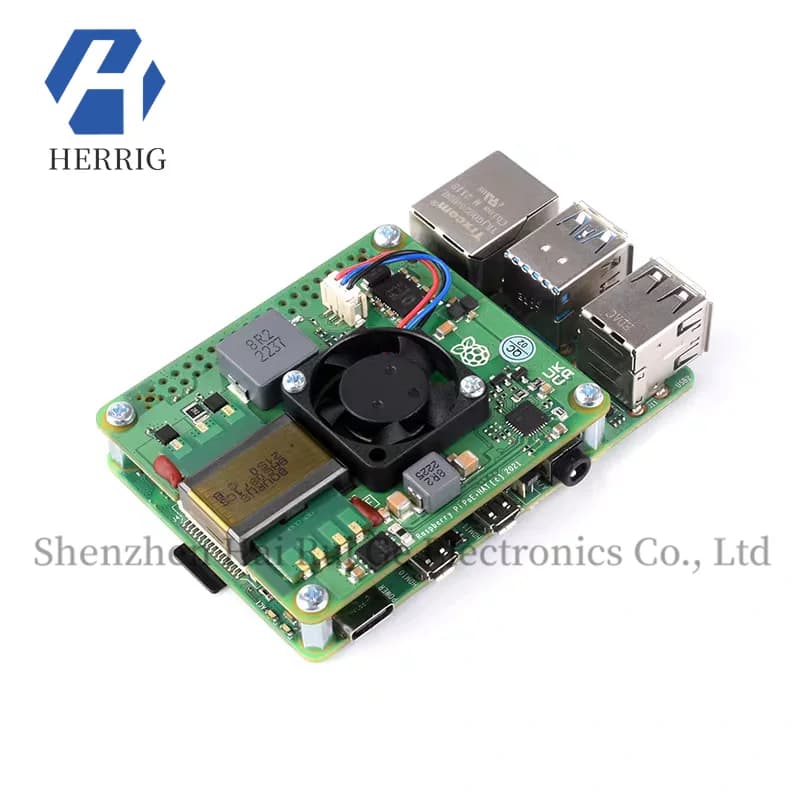 Scheda di espansione alimentatore Ethernet MicroSnow Raspberry Pi PoE HAT con ventola di raffreddamento, supporta 802.3af/at