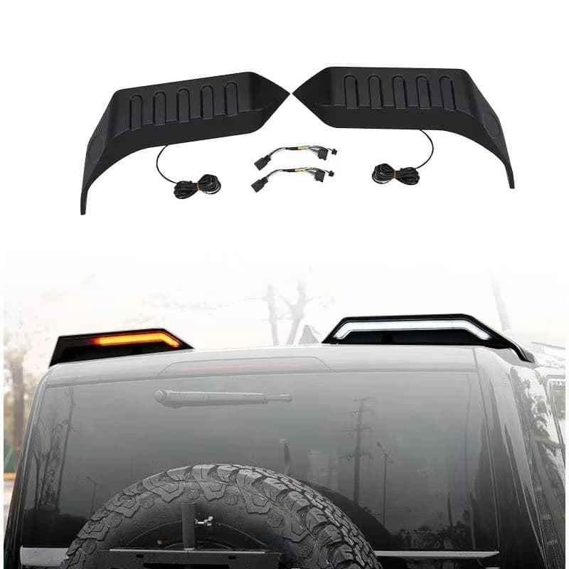 LED Segmented Roof Spoiler Rear Wing Diffuser Aerodynamic Tail Wing for Haval H9 2025 Accessories