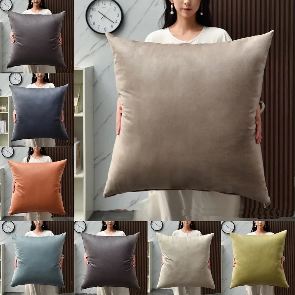 Large hug sofa pillow case, soft waterproof technology, fabric, huge square cushion lining, bed cushion cover for living room, 80 cm