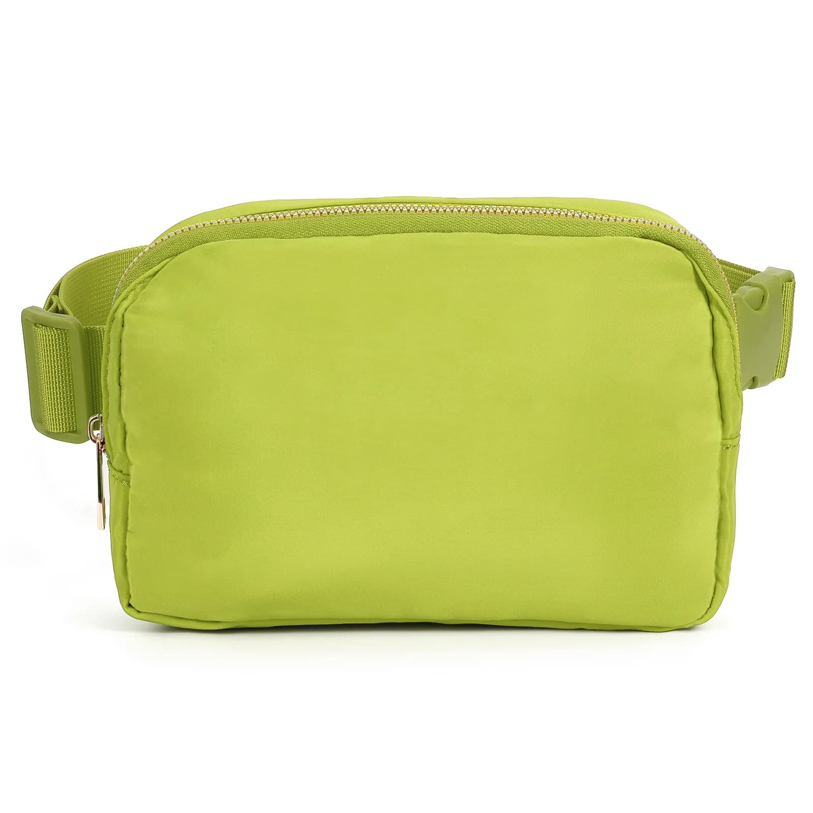 Lightweight Nylon Fanny Pack, Adjustable Wide Strap Crossbody Belt Bag, Water Resistant Waist Purse for Running, Hiking & Travel