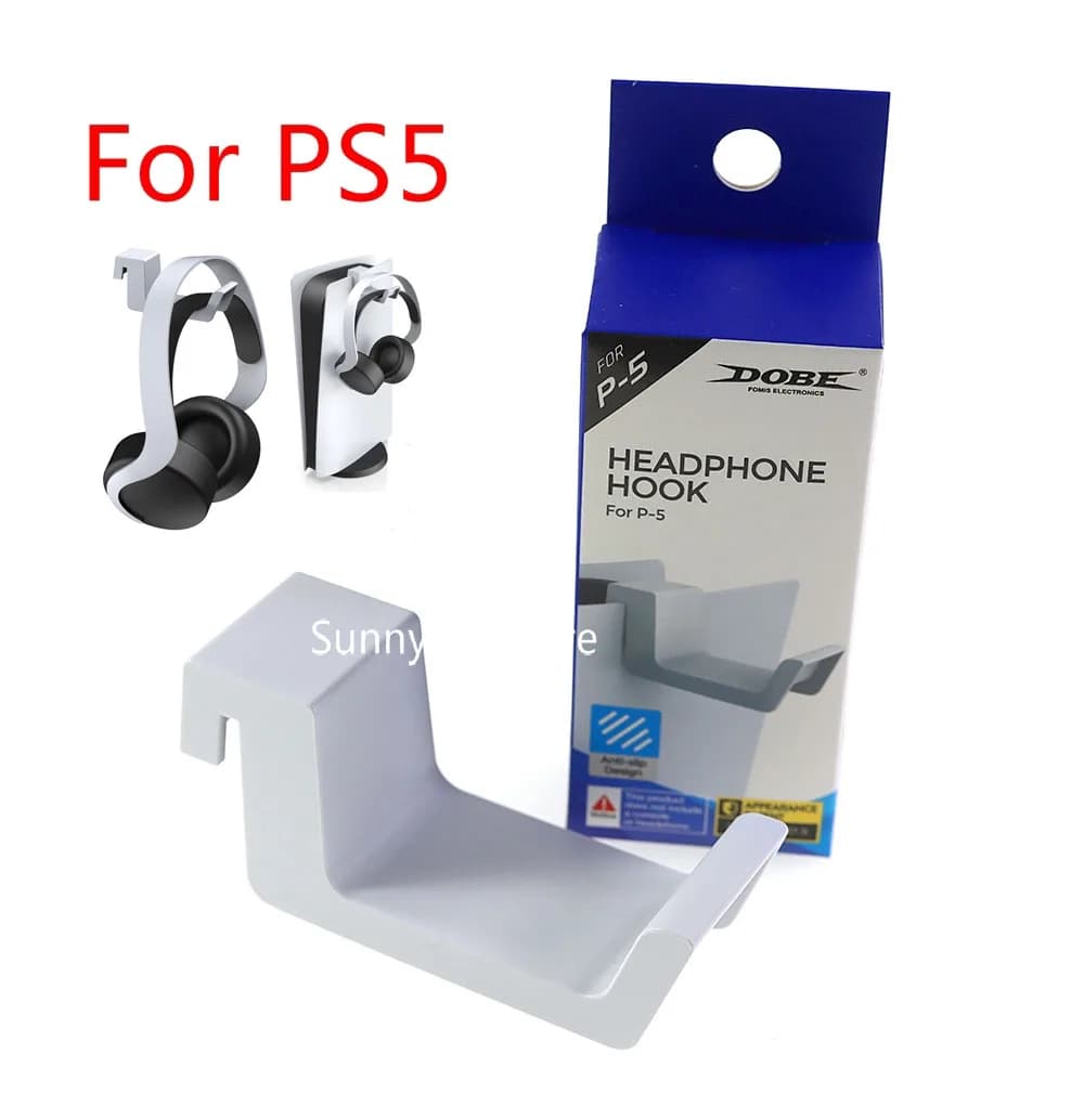 PlayStation 5 headphone support, anti-slip headphone hook, PS5 headphone support