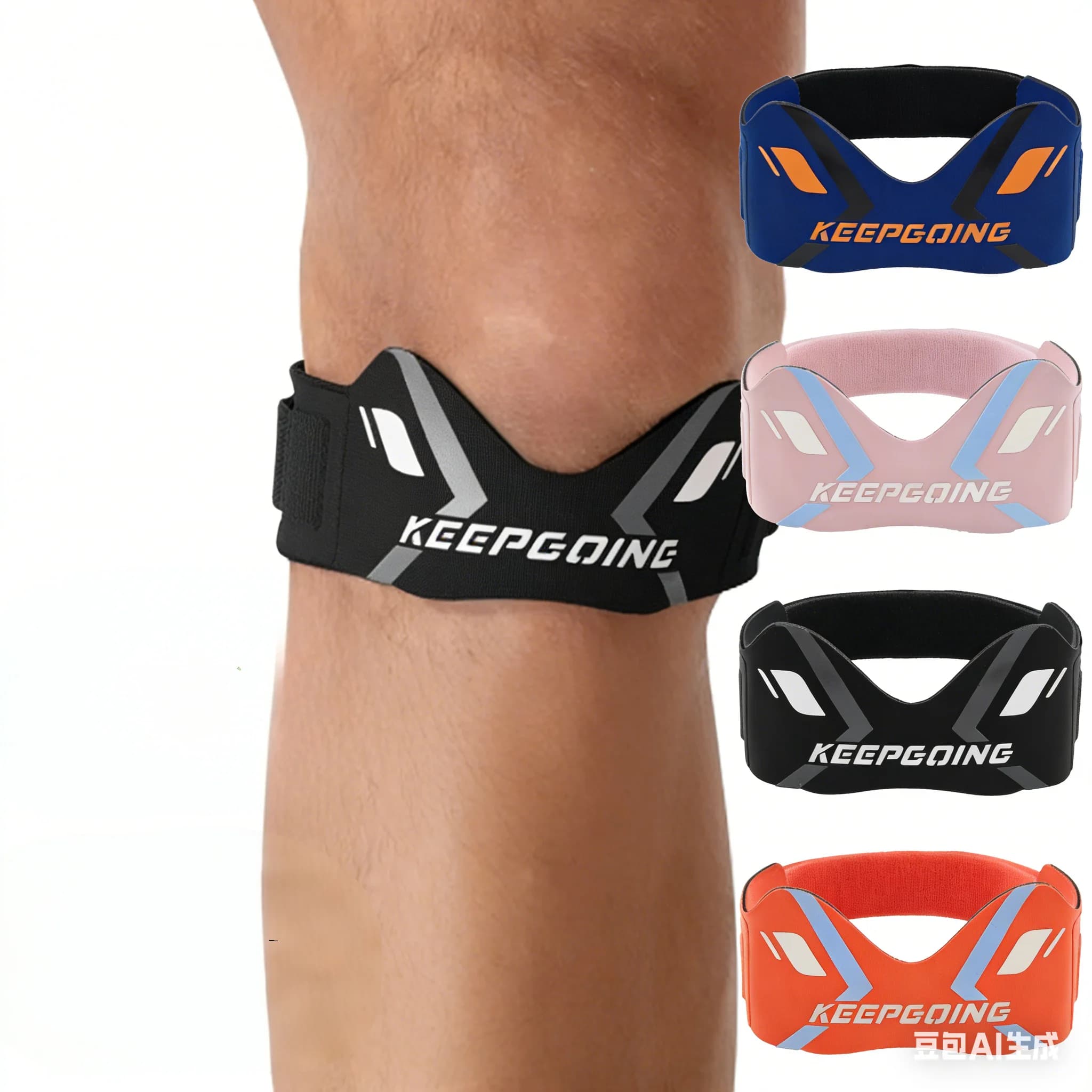 1 Piece Swimwear for Basketball, Rotula Protection, Tendon Support, Adjustable band with Compression and Absorption Bearing