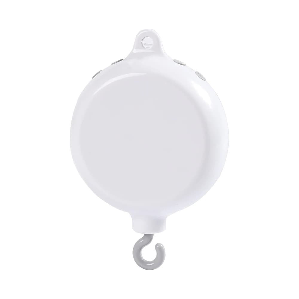 Giocattoli a sonaglio per bambini 0-12 mesi Mobile rotante bianco sul letto Carillon per neonato Staffa per supporto per giocattoli con campanello per letto Bluetooth/scatola remota