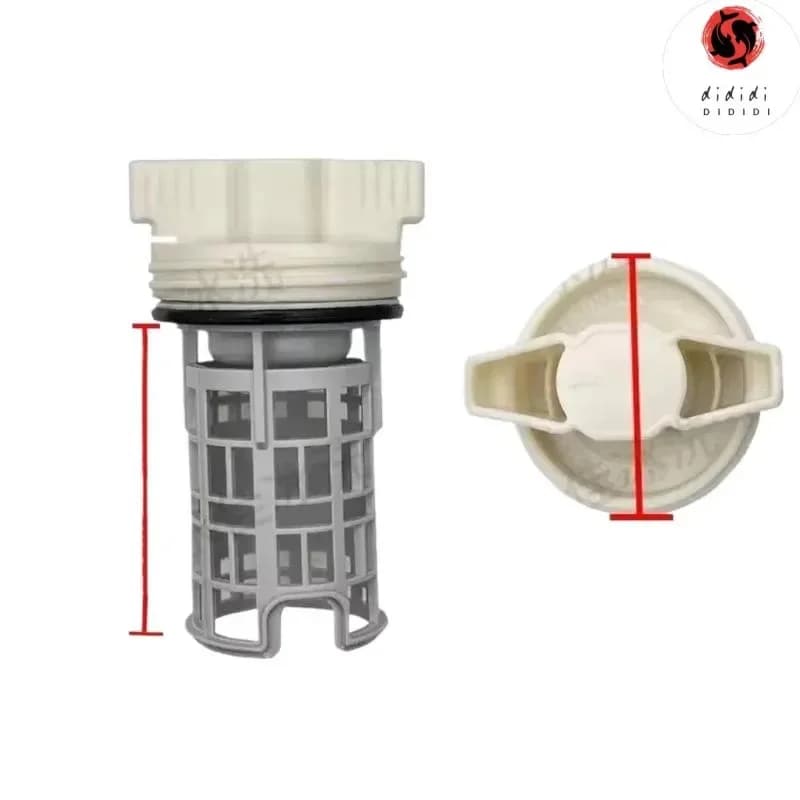 XMSJ Nuovo per Lavatrice Samsung DC97-16991A/B Pompa di Scarico Filtro Tappo in Plastica Bianco Anello di Tenuta Tappi Acqua Ricambi Lavatrice DD