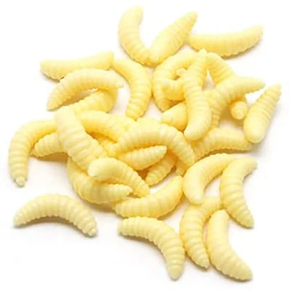 Set di esche artificiali Esca per la pesca in acqua dolce Vermi in plastica morbida Esche per mais morbide finte Strumento per accessori per la pesca artificiale