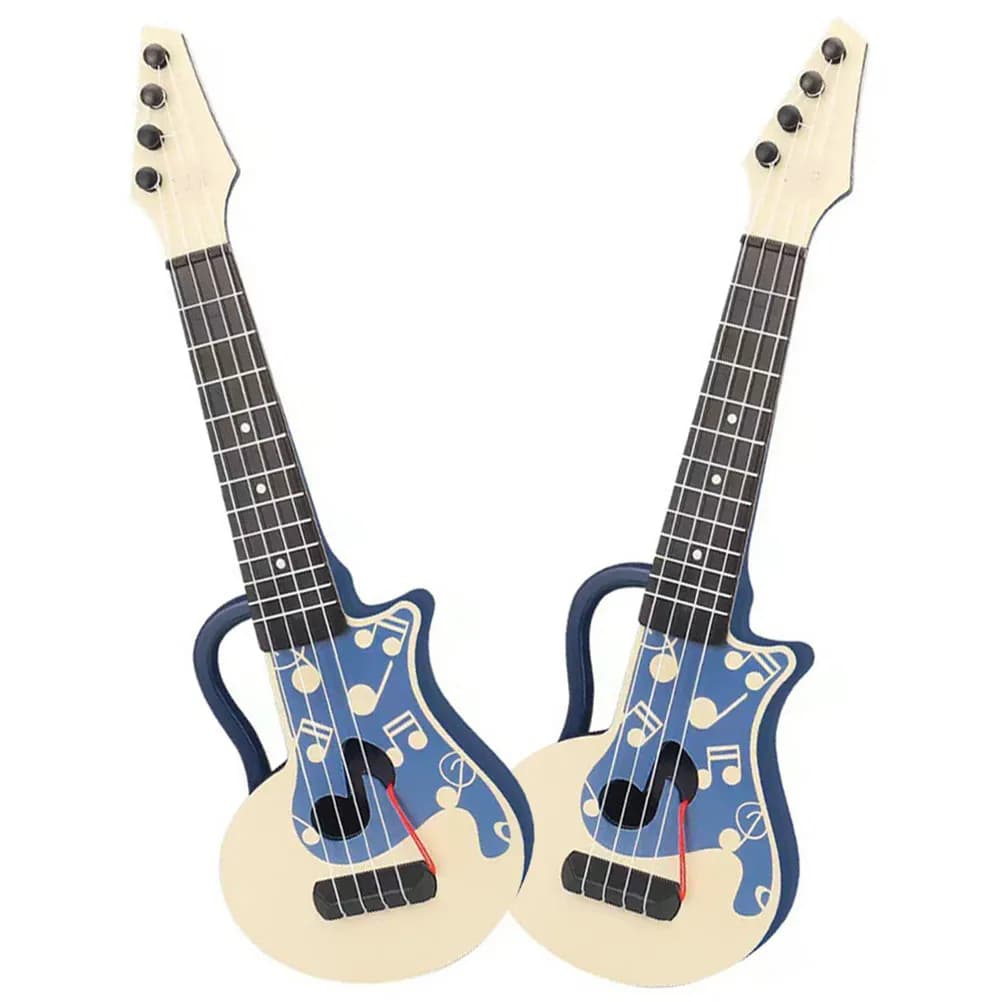 Ukulele professionale da 2 pezzi per bambini, strumento musicale per l'educazione precoce, regalo di compleanno, design creativo e durevole