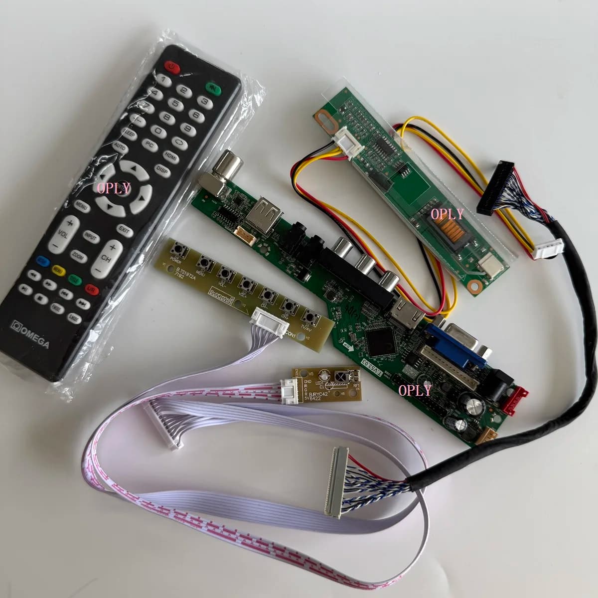 Compatible LED LCD TV HDMI VGA USB AUDIO AV controller board for 15.4 "B154EW08 V0 B154EW08 V1 1280*800 Monitor display screen