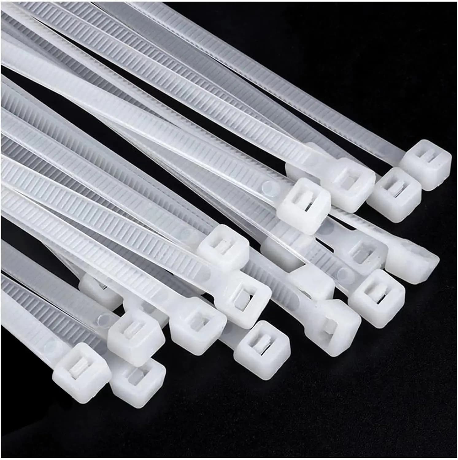 Heavy Duty Zip Ties 24 Inch White 50 Pcs Extra Long Cable Ties for Outdoor Use with 120LB Tensile Strength