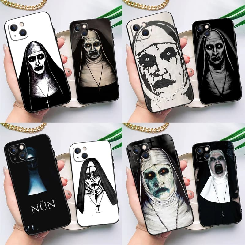 La Nun Valak Horror Custodia per Samsung Galaxy S25 Ultra S21 S22 S20 S23 S24 Ultra Plus S9 S10 S25 FE Cover Funda