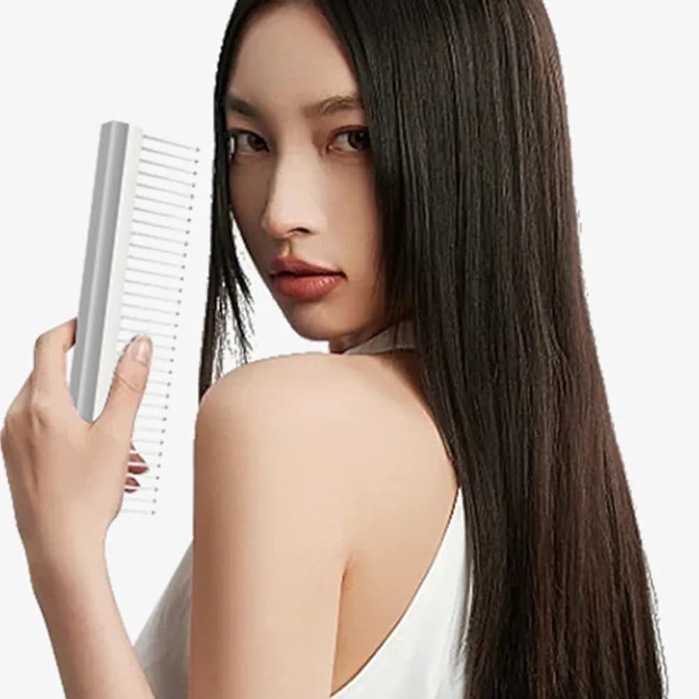 Pettine Lisciante Professionale Volumizzante Districante per Capelli Bagnati o Asciutti, Massaggiatore Compatto per il Cuoio Capelluto, Strumento di Styling per Uso Domestico e da Salone