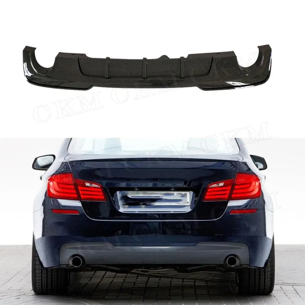For BMW 5 Series F10 F18 M Sport M Tech Sedan 2011-2017 ABS Rear Bumper Lip Diffuser Car Tuning Accessories