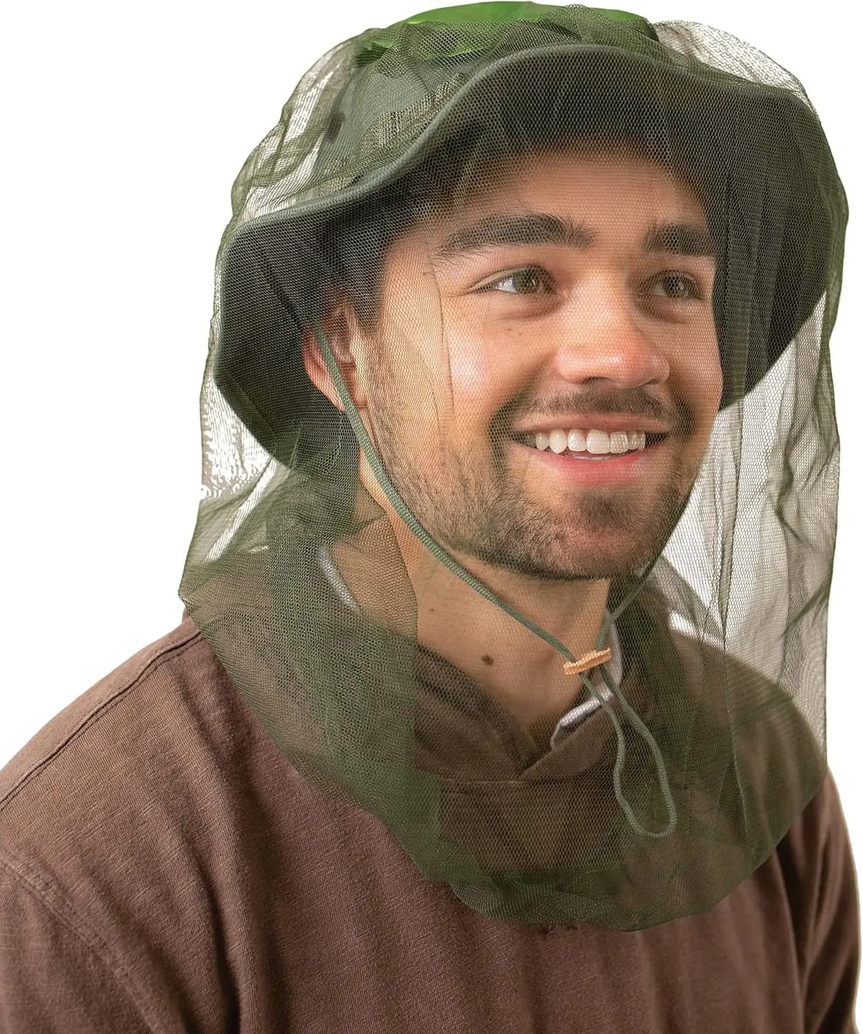 Cappello da pesca anti zanzara per insetti Cappello da pesca Bug Mesh Head Net Protezione per il viso Cappelli parasole da campeggio Caccia da viaggio all'aperto