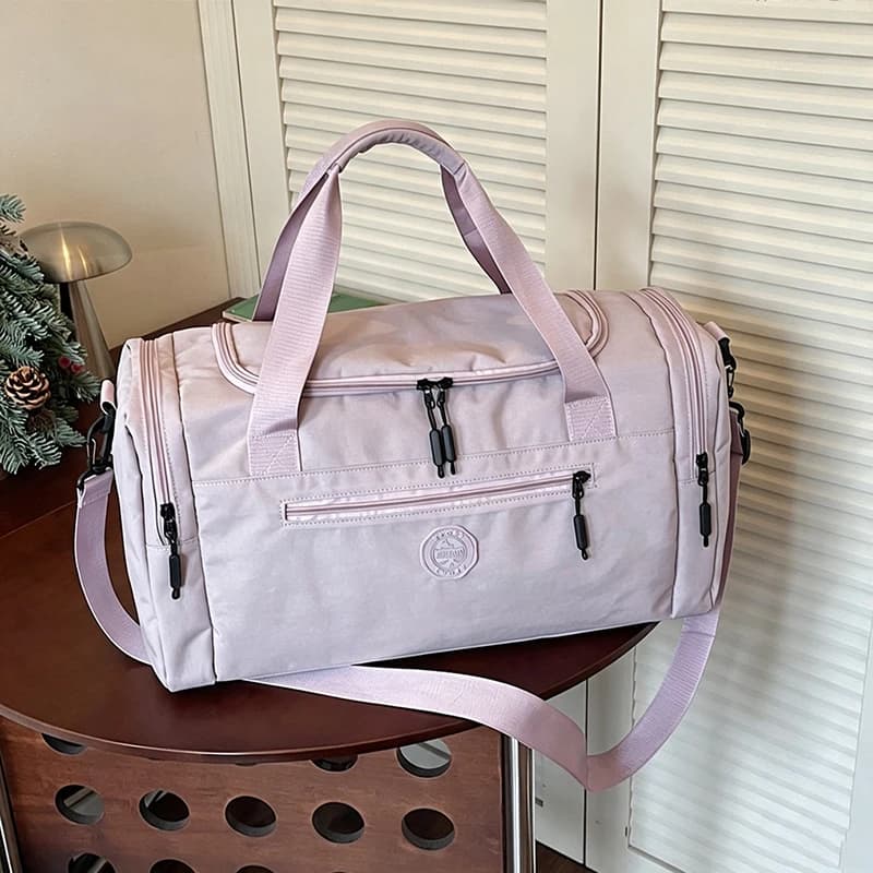 Large Capacity Weekender Overnight Bag Gym Tote with Shoe Compartment for Gym Yoga Travel Beach Holiday Essentials