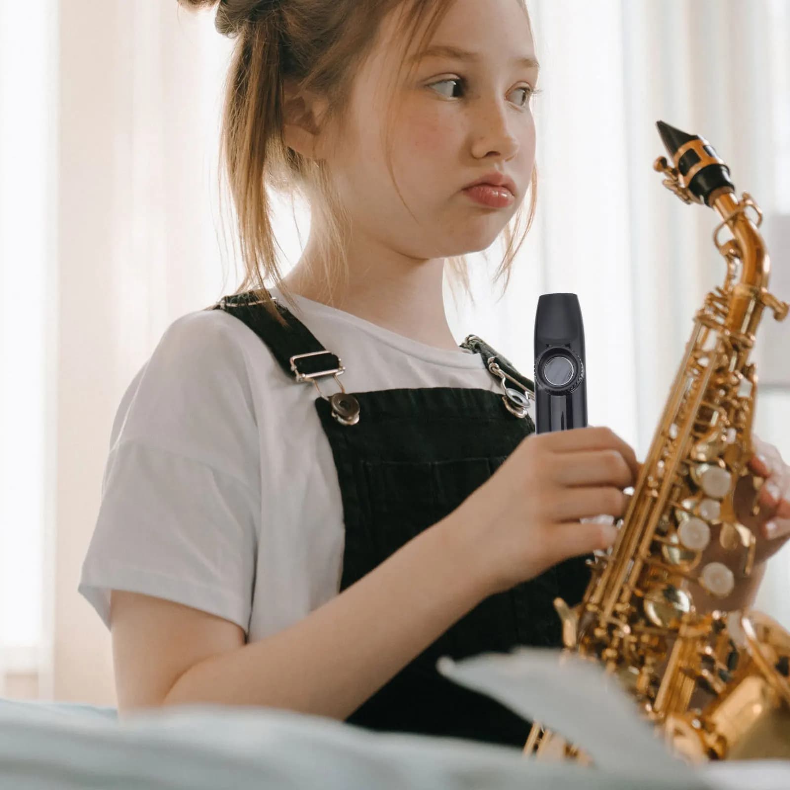 Set di 1 Kazoo a Doppia Membrana, Design Professionale e Leggero, Facile da Suonare per Chitarra, Ukulele, Pianoforte, per Bambini, Adulti, Principianti, Portatile