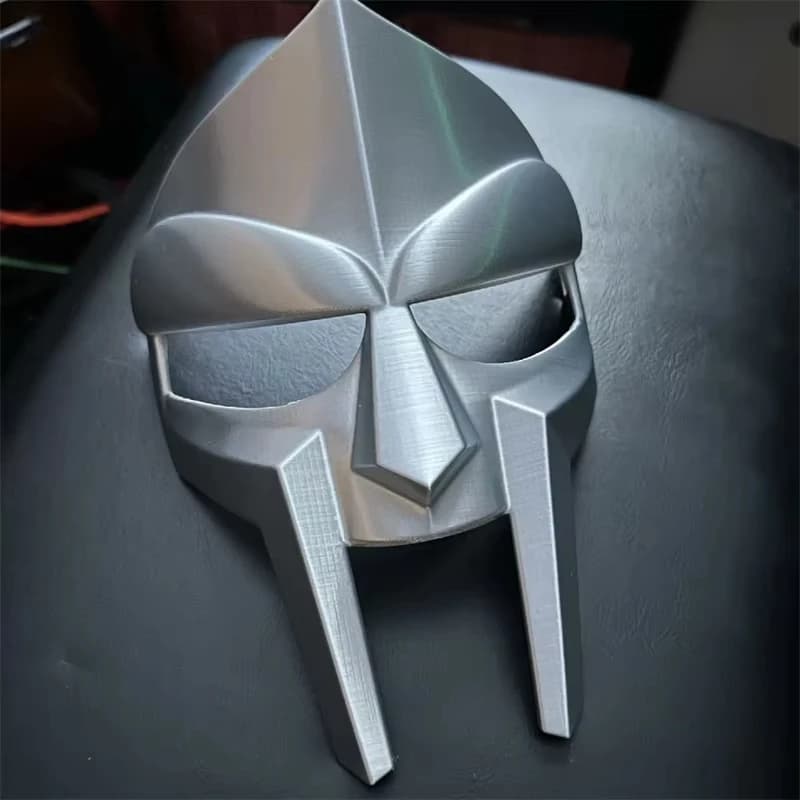 MF Doom Cosplay Mask Adults Hip Hop Rap Knight Punk Full Face Masker Helmet Party For Men Women Halloween Performance Show Props