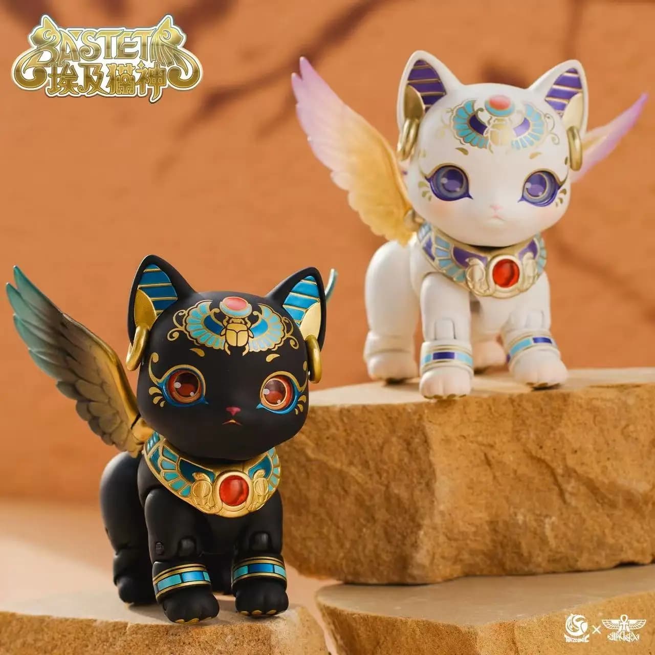 AARU Garden Egyptian Mythology Mini Beans Blind Bag Egypt Cat God Figures 1/12 Scale Articulated Joints Museum Cultural Creative