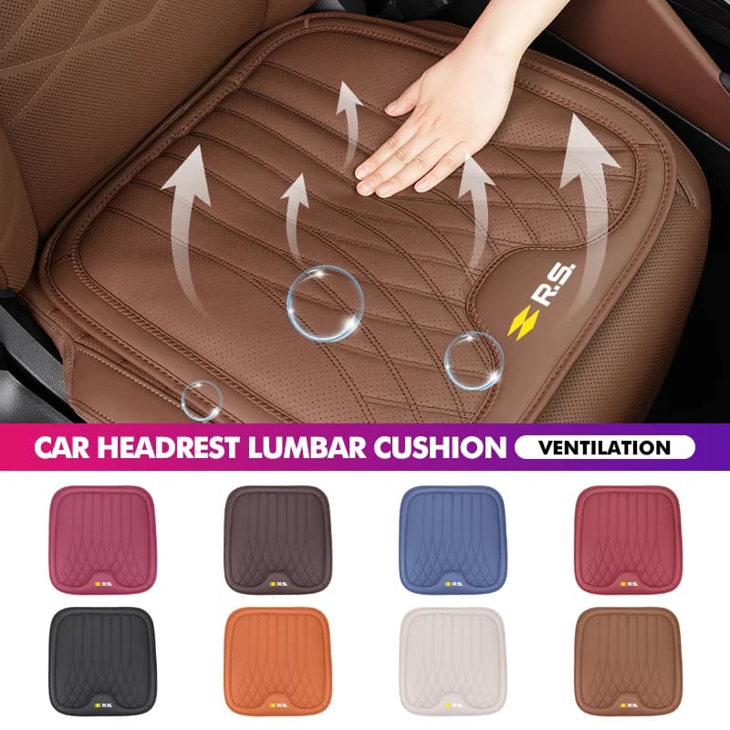 Car Headrest Waist Rest Neck Support Lumbar Cushion Soft Pillow For Renault RS Sport Megane 3 4 2 Clio 5 Line Sandero Scenic