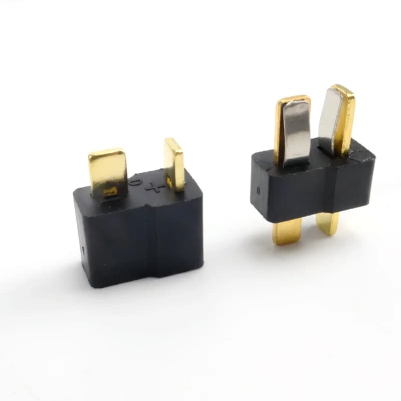 Connettore stile T nero da 10 pezzi per batteria RC Lipo, ESC, elicottero RC