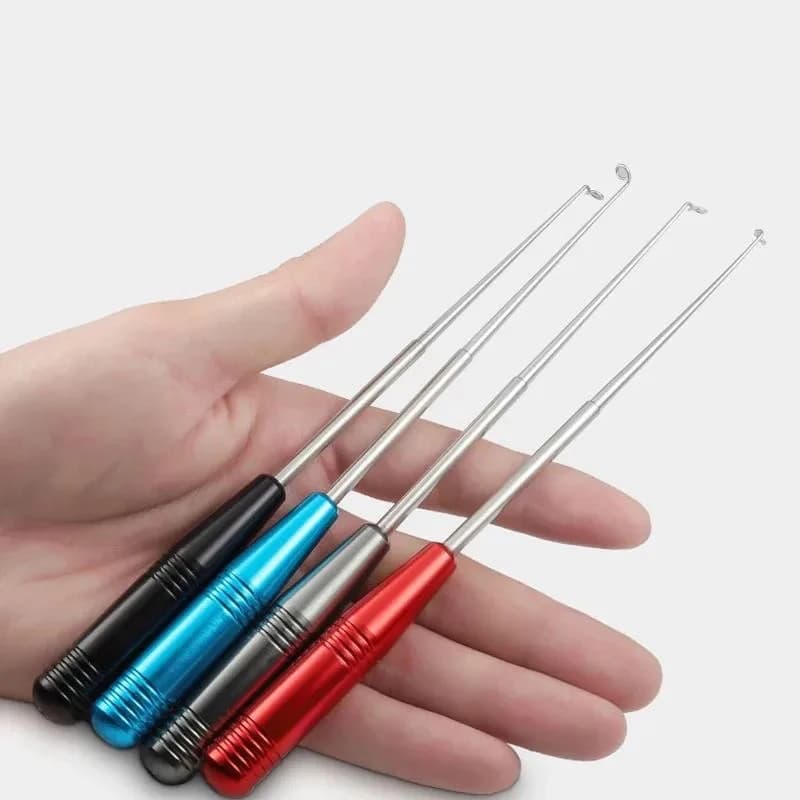 1/2 Pieces Tool to Remove Stainless Steel Fishing Needles, Cane Fishing Tool, Fishing Accessory, Fishing Needle Removal Tool