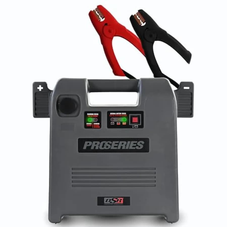 DSR Pro 1800A Avviatore di Emergenza per Auto e Stazione di Alimentazione Portatile di Grado Professionale, Ricarica 12V DC per Veicoli 12V
