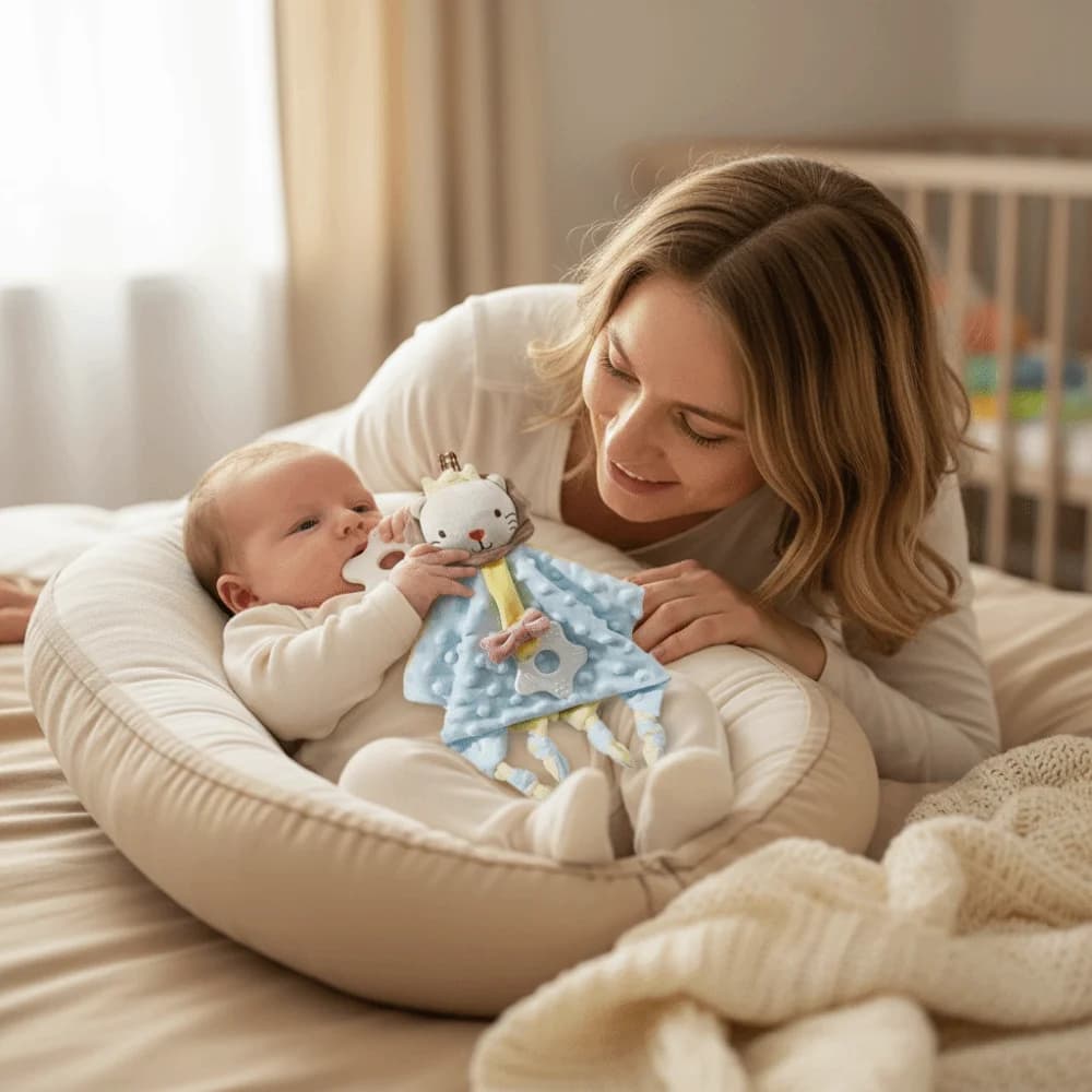 Towel Soft Sleeping Soothe Appease Cute Comfort Security Blanket Cuddly Stuffed Stuffed Animal Montessori