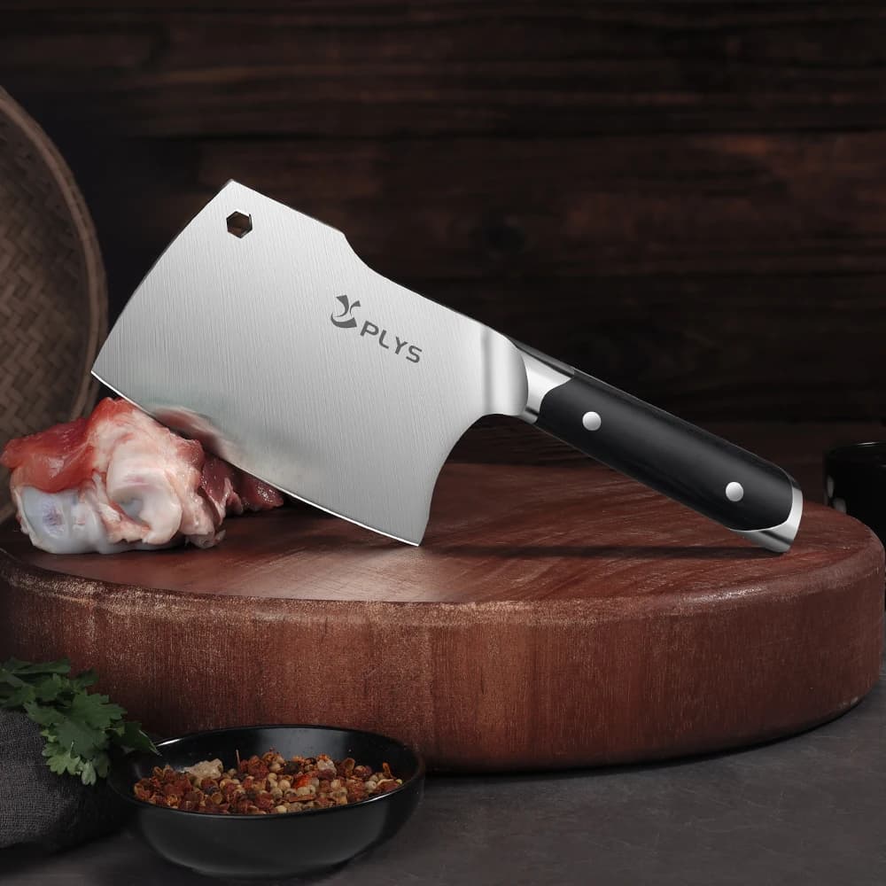 Stainless Steel Chef Knife - High Hardness Sharp Multi-Function Meat Cutting Knife for Kitchen Restaurant Creative Birthday Gift