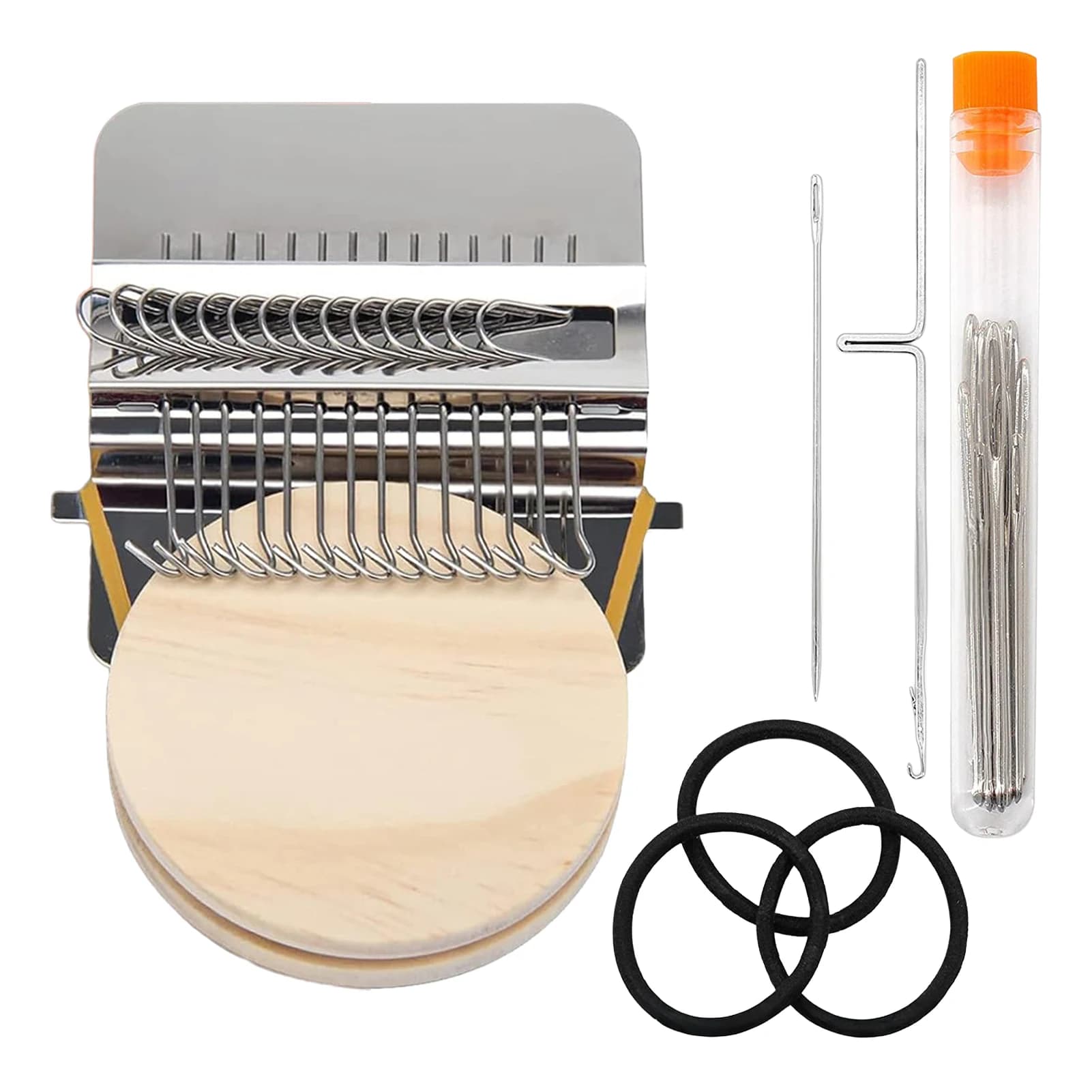 Portable Mini Weaving Loom Speedweve Tools For Darning And Repair, Easy DIY Pattern Maker For Yarn Crafts Adults Beginners