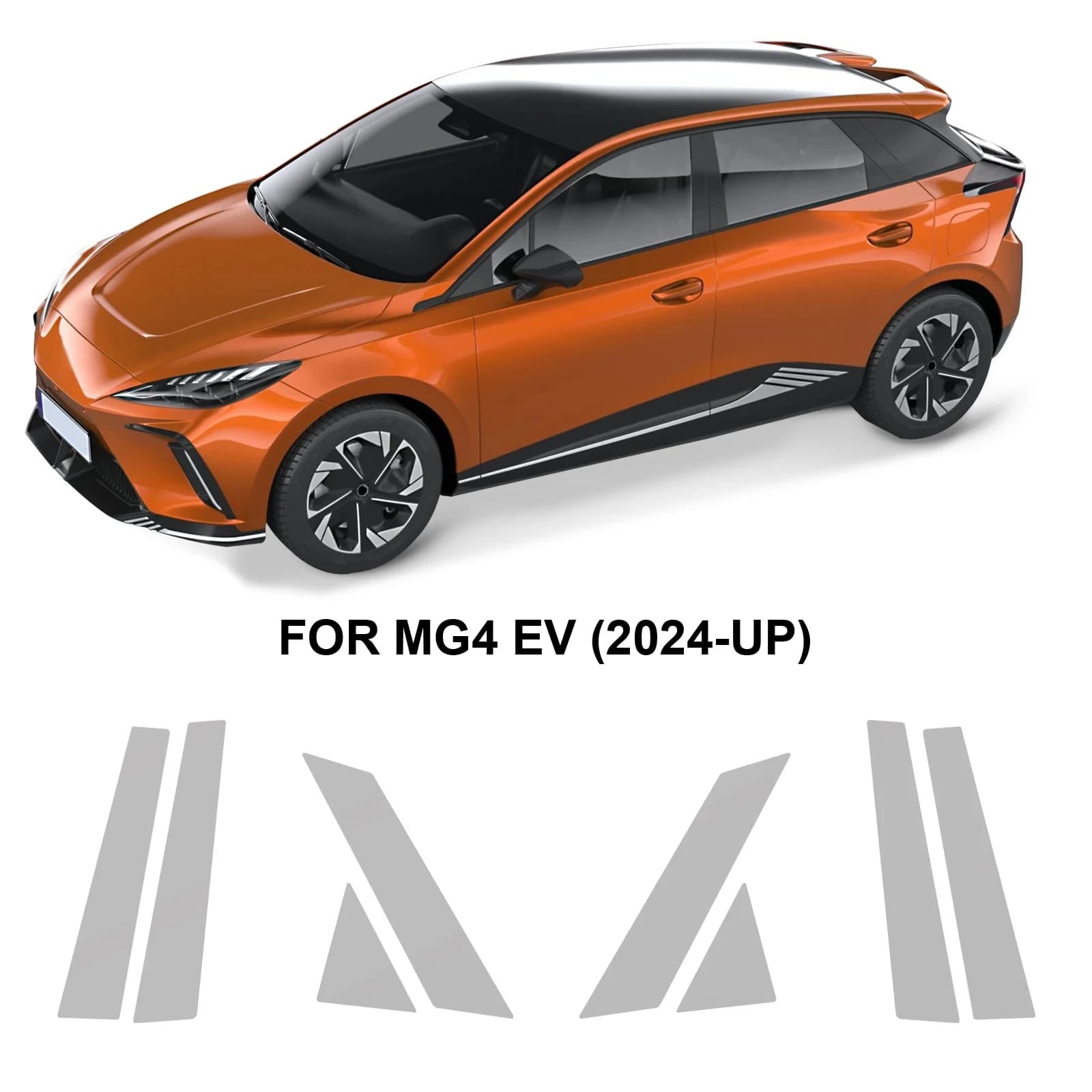 Faro retrovisore B C Pilastri TPU Pellicola di protezione della vernice per MG4 EV 2024 2025 Trasparente PPF Guarigione Kit resistente ai graffi