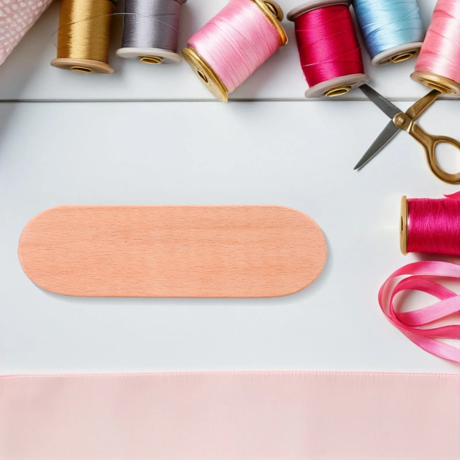 2 Pezzi Blocco Pressa per Cuciture in Legno, Strumento per Pressare Tessuti da Sartoria e Quilting, Tavola per Appiattire Tessuti e Patchwork