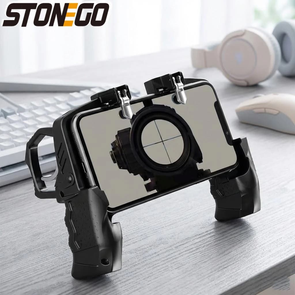 Controller di Gioco Bluetooth Wireless, Joystick Mobile per Giochi di Tiro, Compatibile con Telefoni Android e iPhone