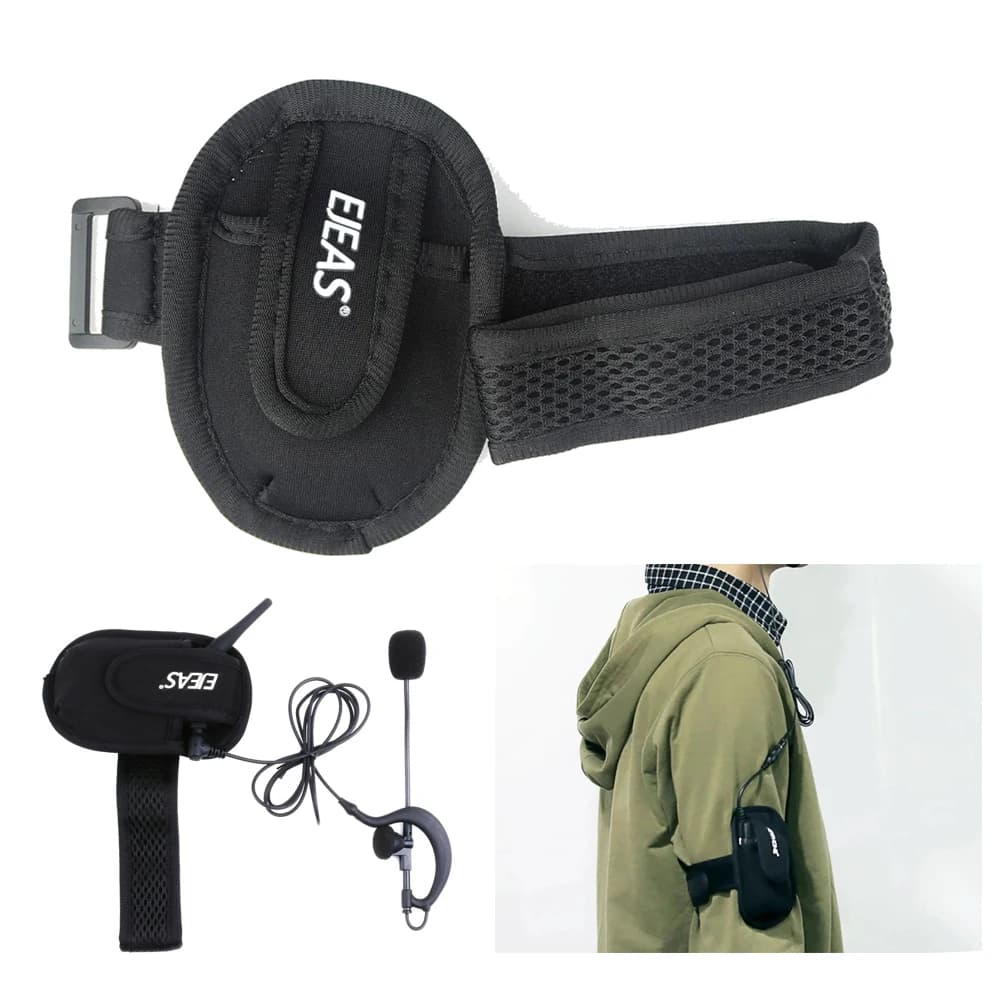 Borsa da braccio EJEAS V6pro V4PLUS V7 VNEPHONE V4 V6 per interfono da casco moto, tasca per walkie-talkie da arbitro
